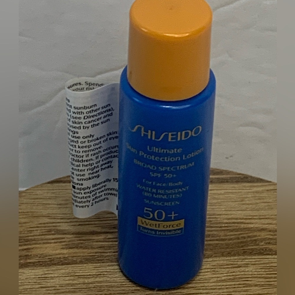 Shiseido Ultimate Sun Protector Lotion SPF 50+ Mini .23 fl oz/7 ml New
